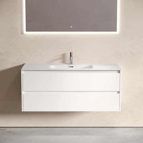 Тумба под раковину Sancos Libra LB120-1W 119х45х50 настенная - фото 3